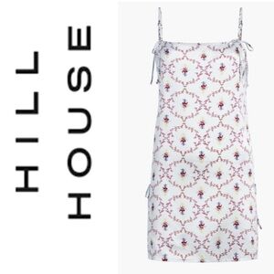 Hill House Home the Tati silk Teddy - Cabernet Trellis